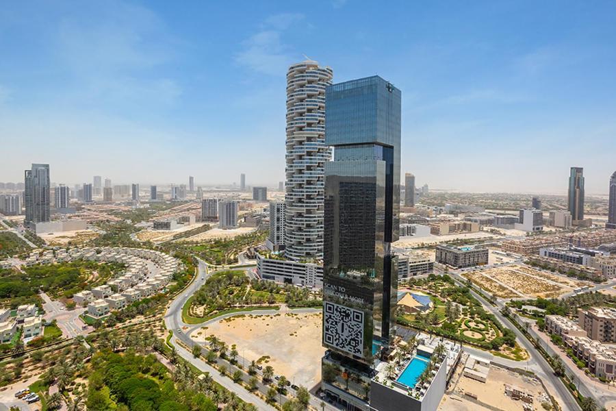 Bloom Height Tower Apartment Dubai Exterior foto